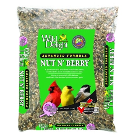 D&D Wild Delight Nut N Berry Wild Bird Food 5 Lb 366050 D&37551